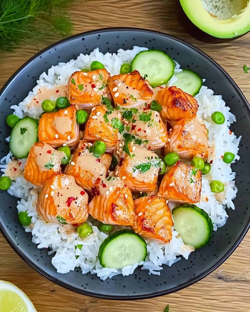 Lachs-Bowl mit Reis: So einfach und lecker!
