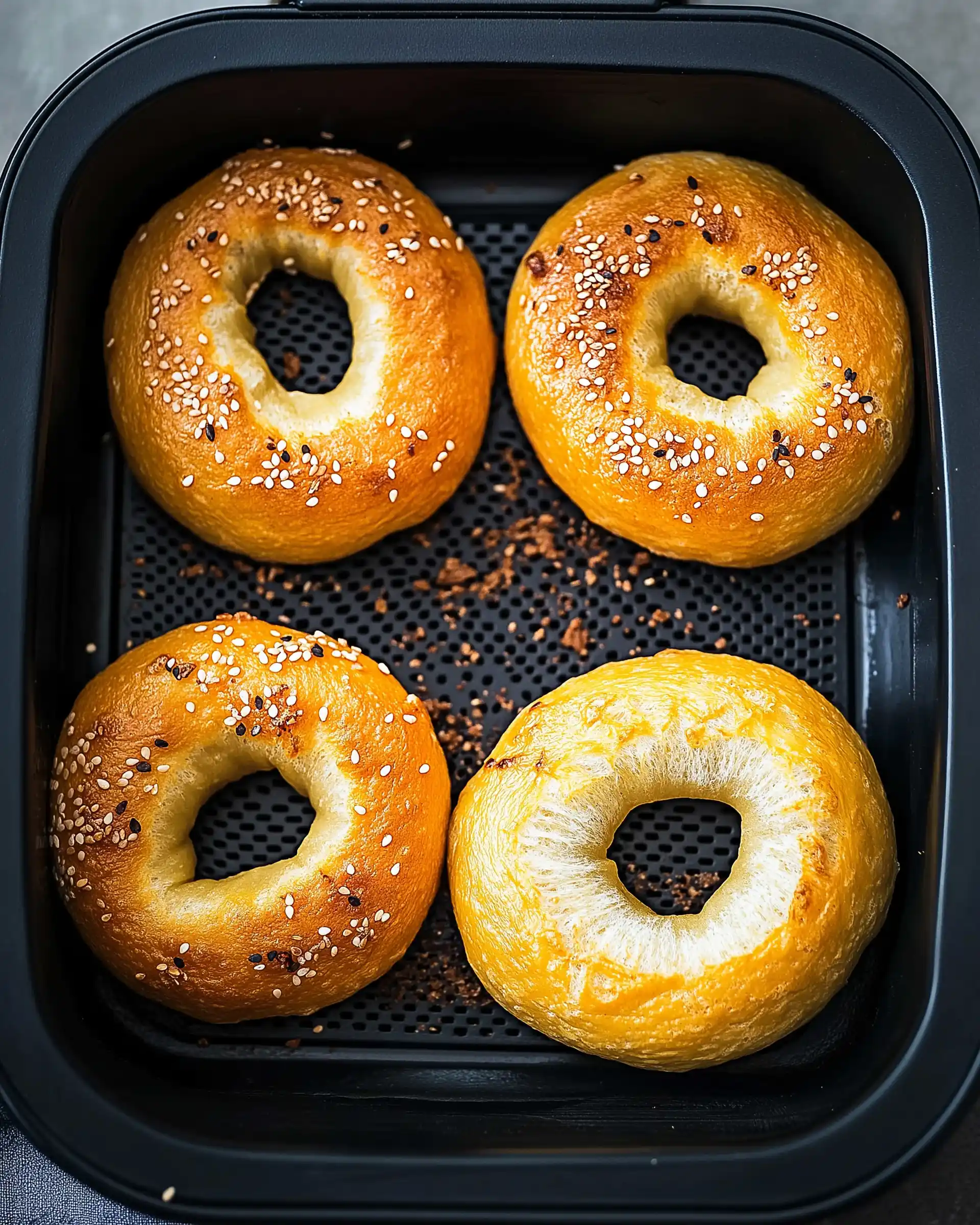 Luftfritteusen-Bagels: So einfach gelingen sie!