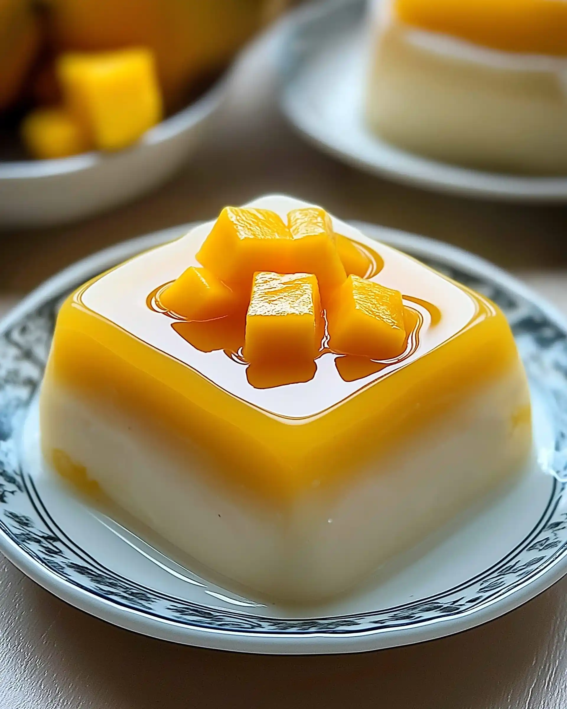 Mango-Pudding mit Kokosmilch: Ein himmlisches Dessert!