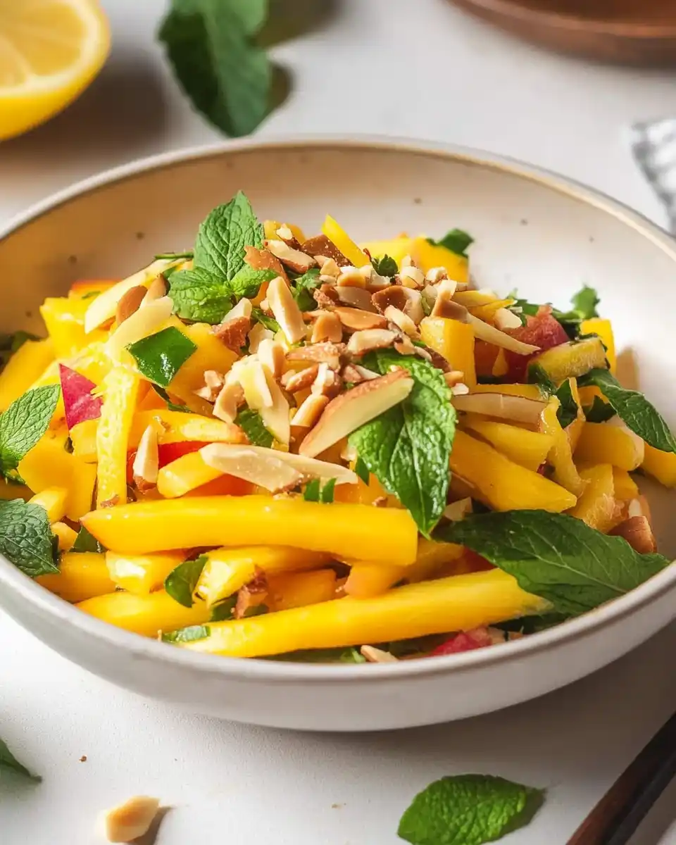 Mango-Salat mit Erdnüssen: Leckeres Rezept entdecken!