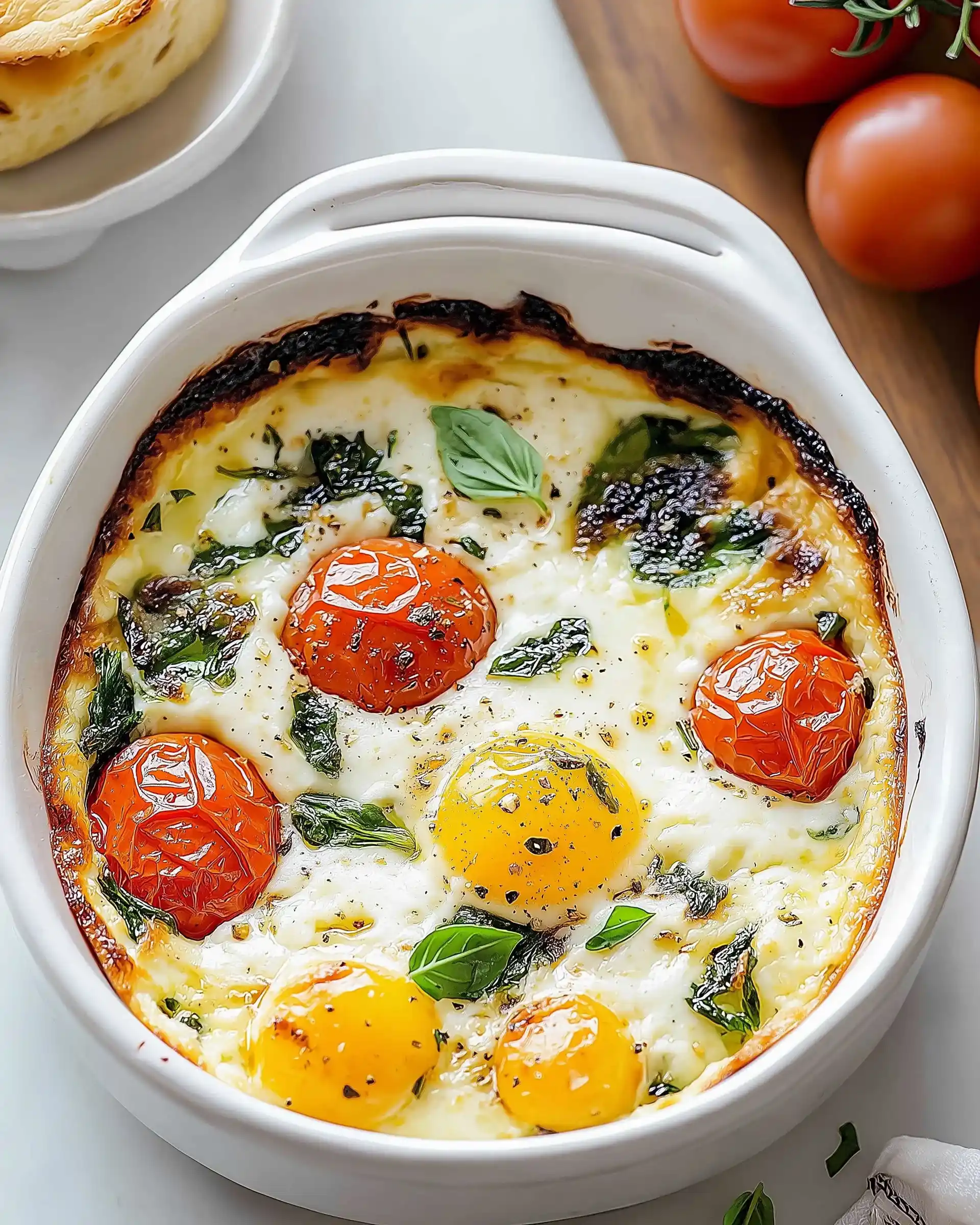 Mediterrane Feta-Eier aus dem Ofen für Genuss pur!