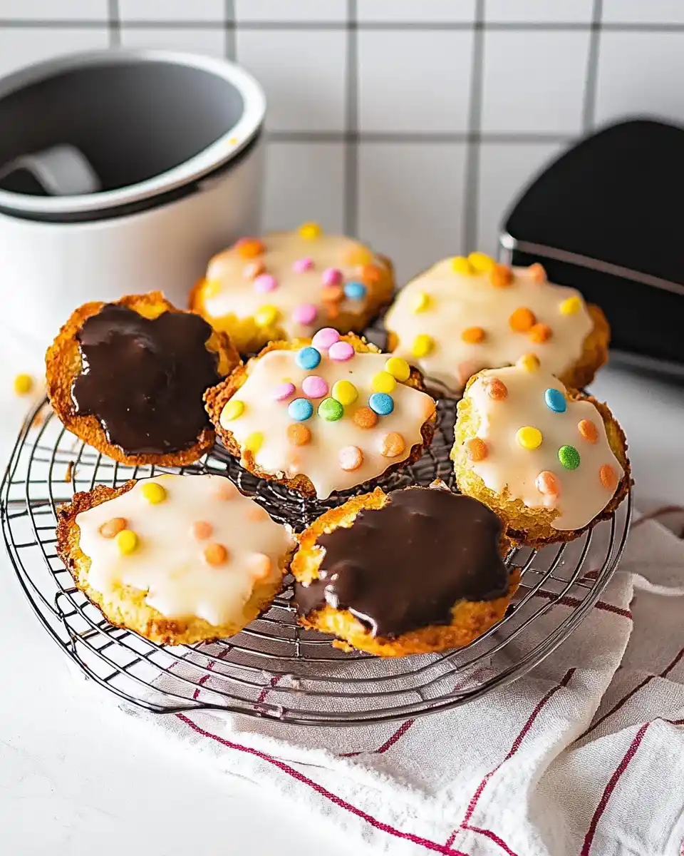 Mini Amerikaner aus der Heißluftfritteuse – so einfach gelingen sie!