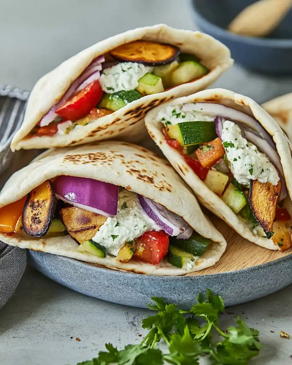Vegetarische Pita: Super einfach und unwiderstehlich lecker!