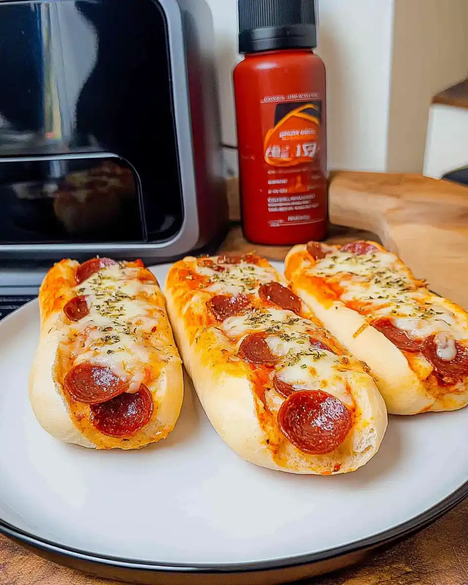 Pizza-Würstchen aus der Heißluftfritteuse: Einfach lecker!