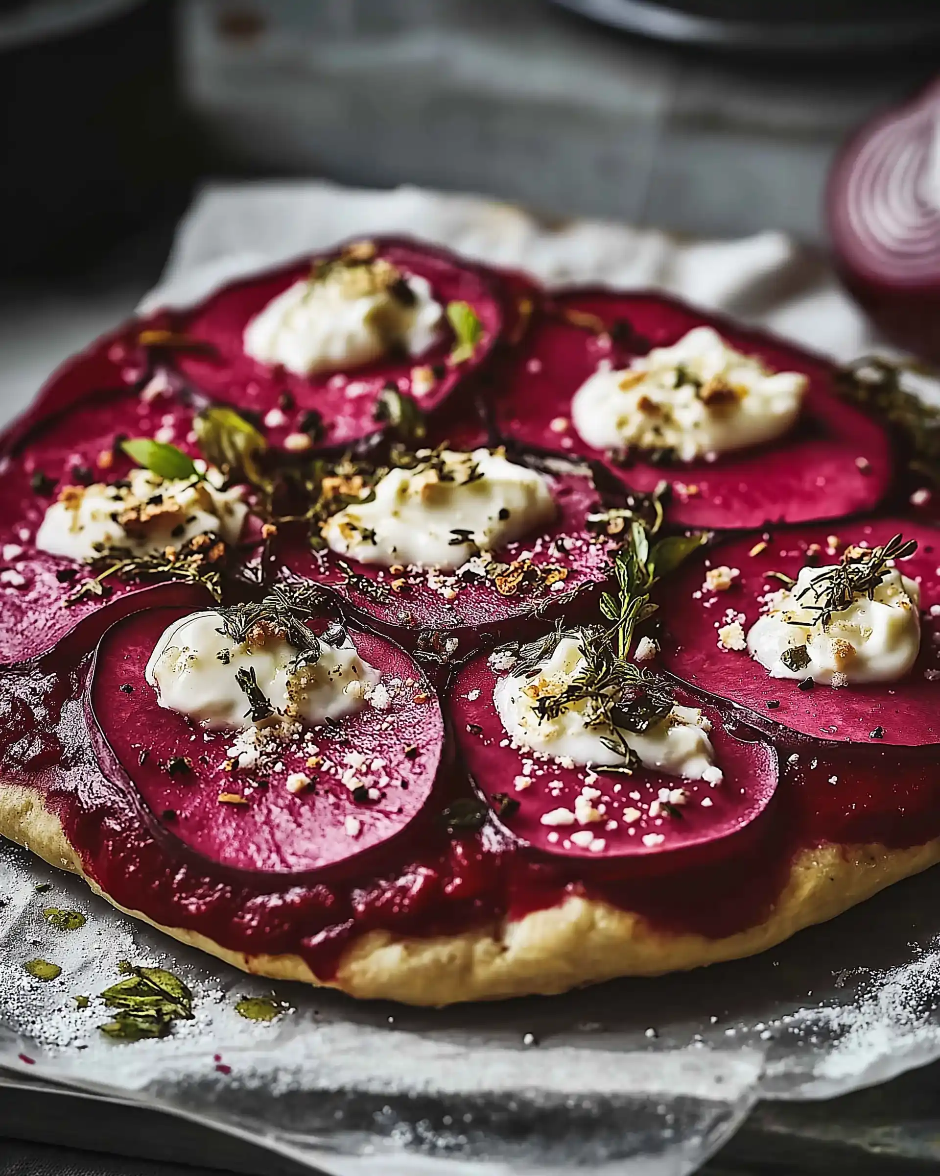 Rote Bete Pinsa mit Ziegenkäse: Ein köstliches Rezept!