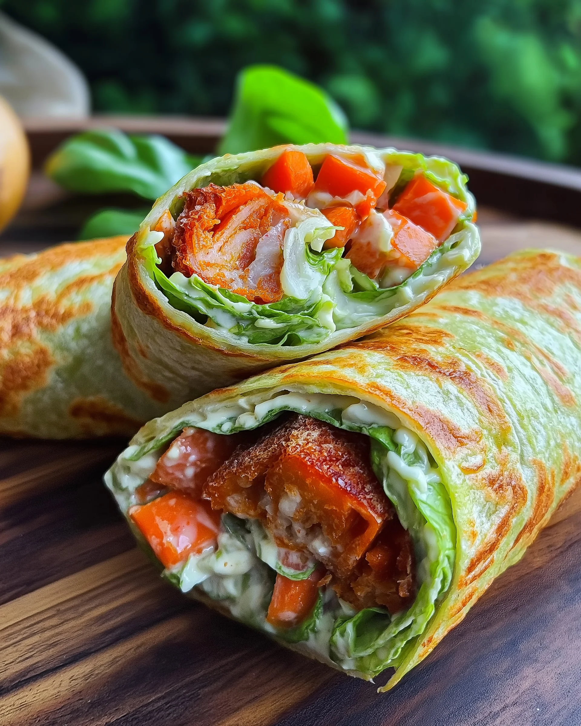 Süßkartoffel-Wraps im Caesar-Stil: Unglaublich lecker und gesund!
