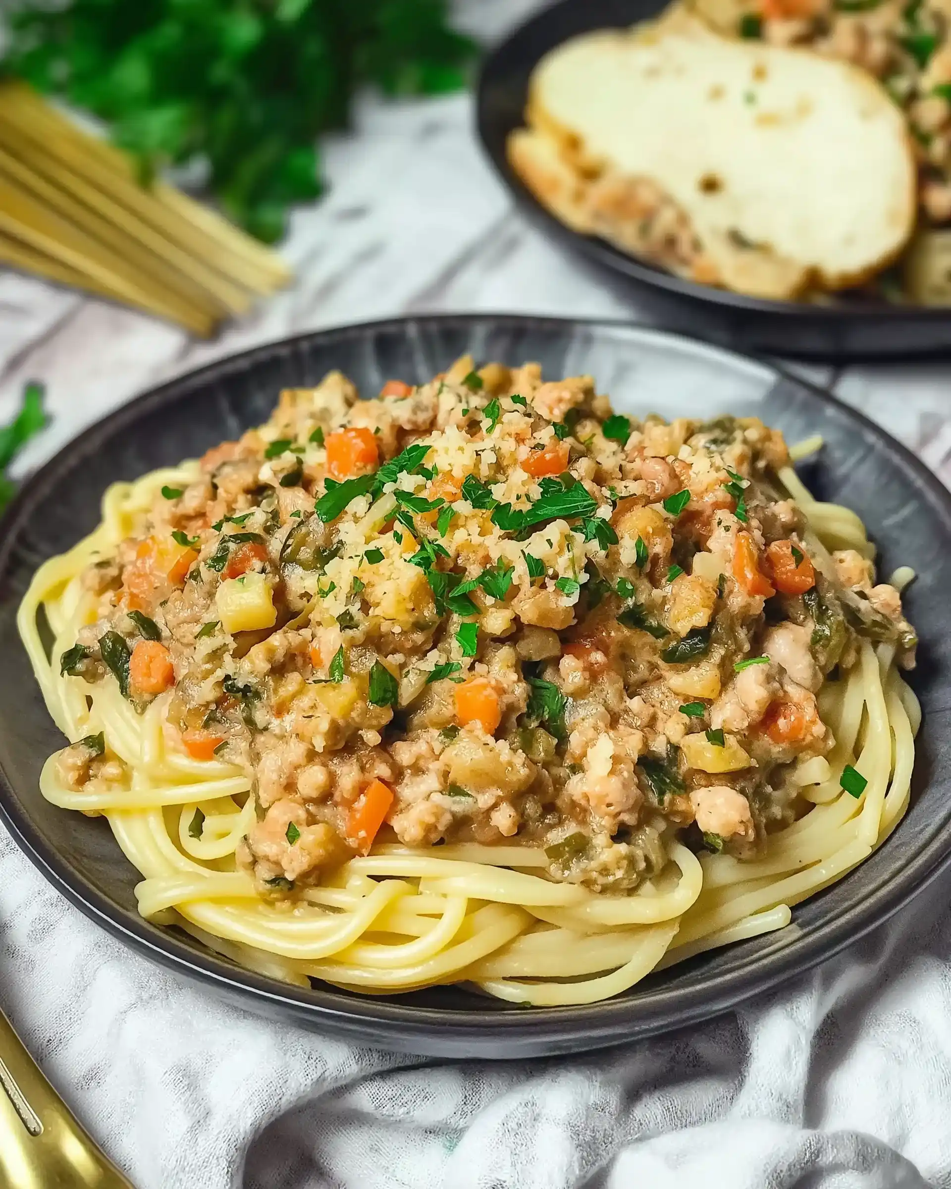 Weiße Bolognese mit Pasta: Ein köstliches Rezept entdecken!