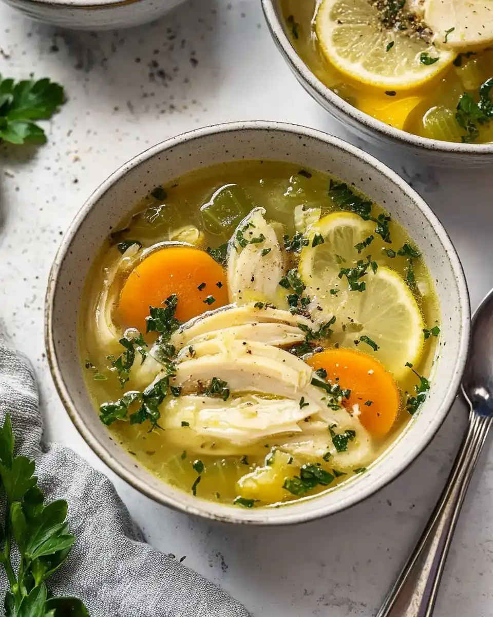 Zitronen-Hühnchen-Artischocken-Suppe: Ein Genuss für jeden Tag!