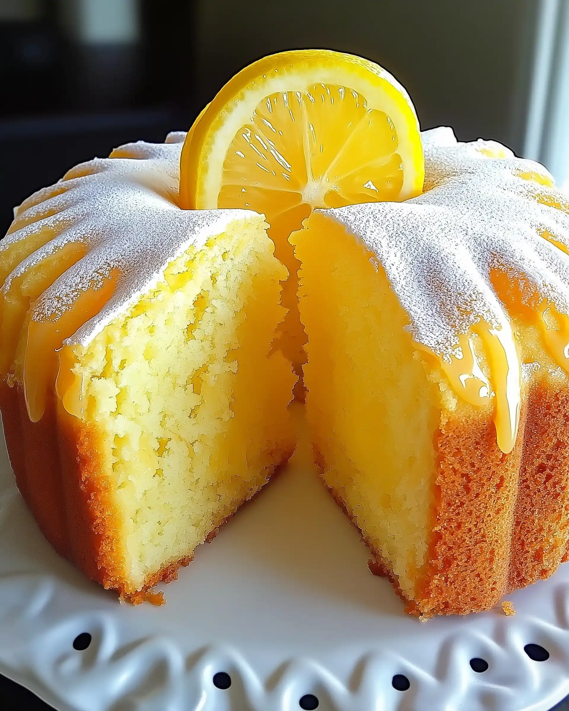 Zitronenkuchen mit Puderzucker: Ein Genuss für alle!