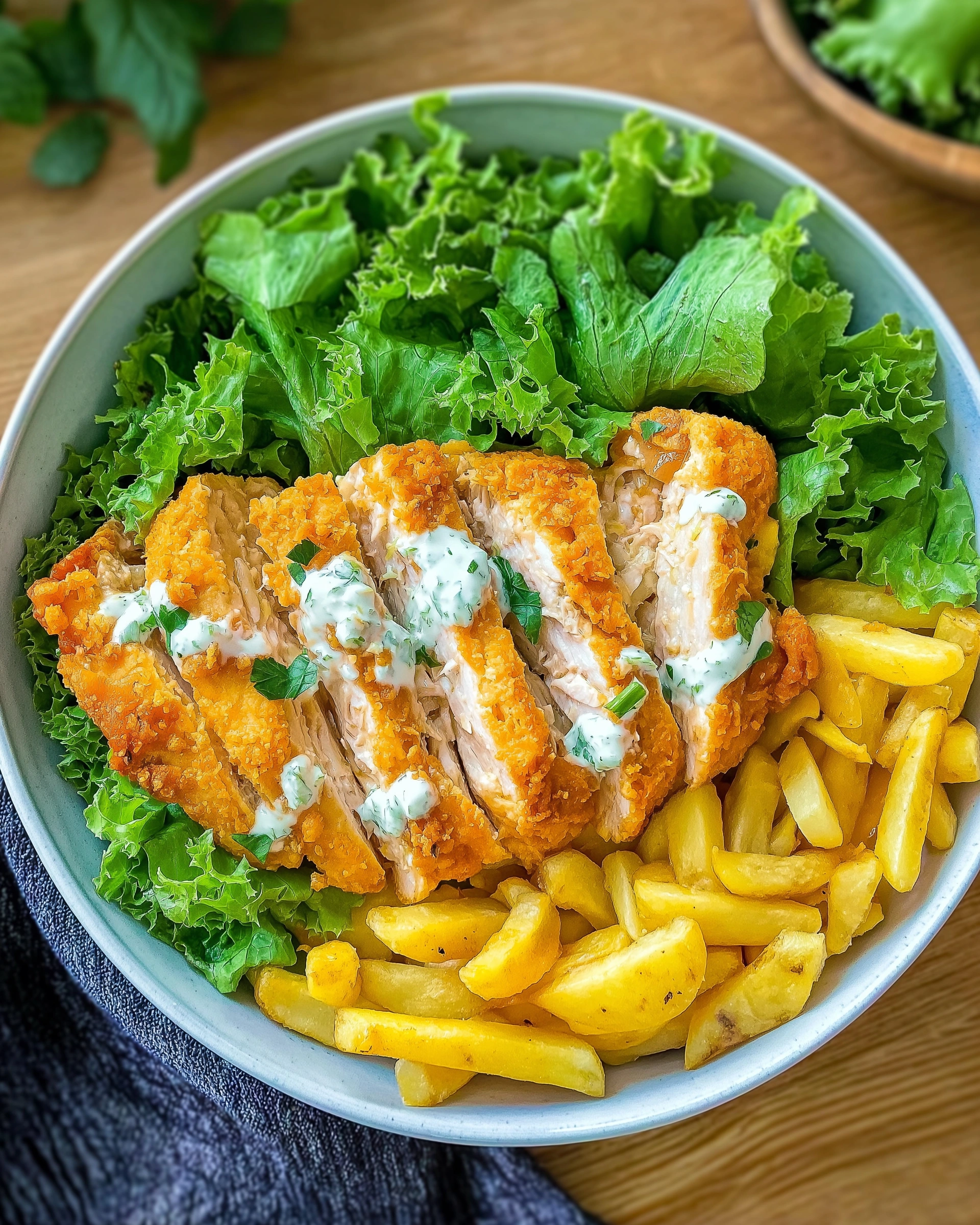 Cäsar-Hähnchen-Bowl: Ein einfaches Rezept für Genuss!