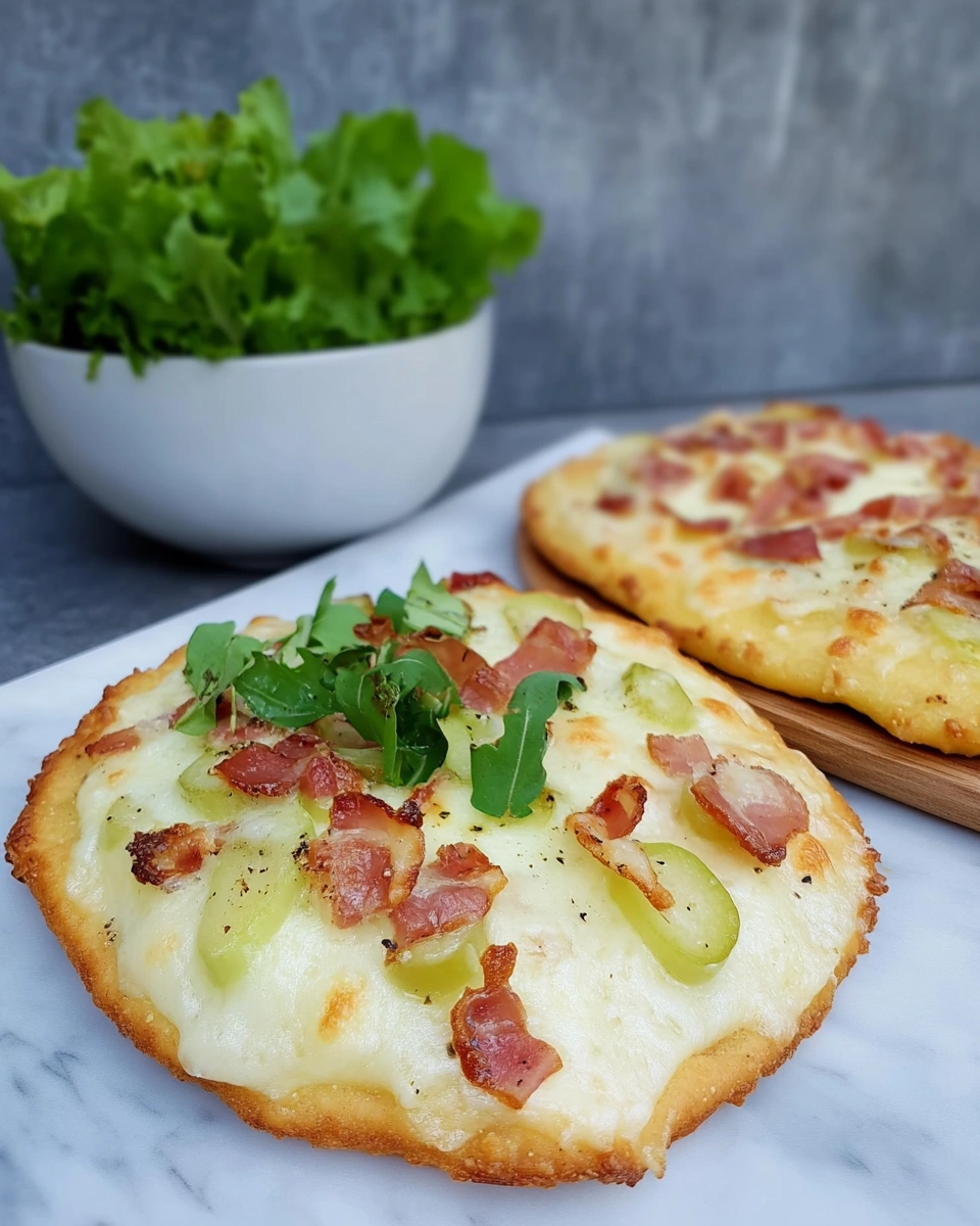 Flammkuchen mit Zwiebeln und Speck: So gelingt er perfekt!