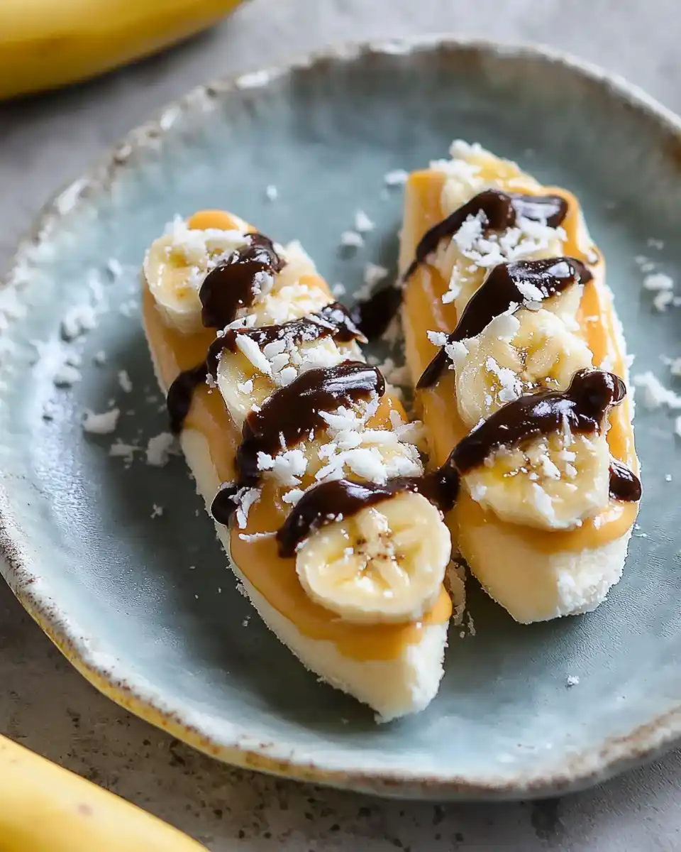 Gefrorene Bananen-Snacks einfach selbst machen!