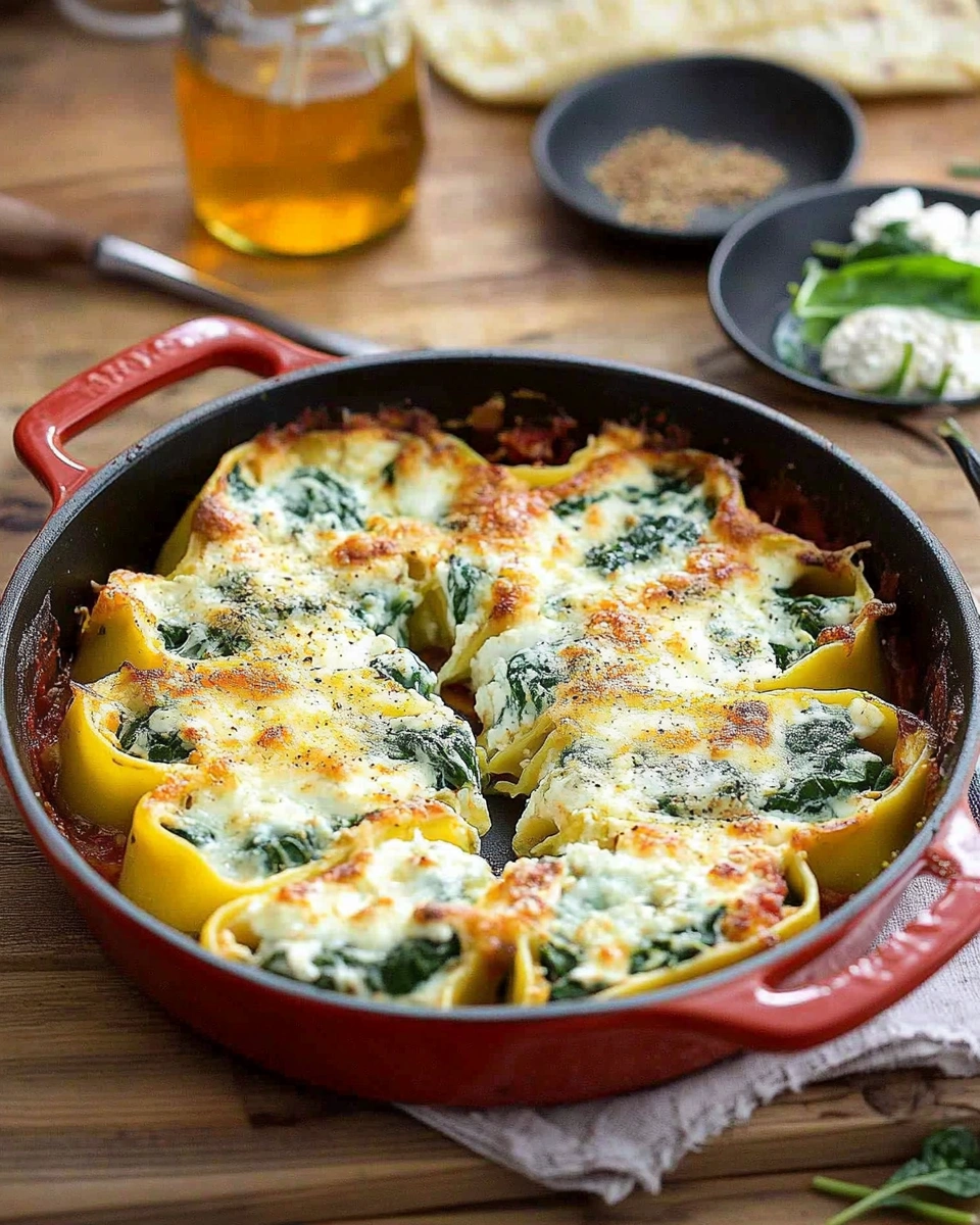 Gefüllte Muschelnudeln mit Ricotta & Spinat: Ein Genuss!