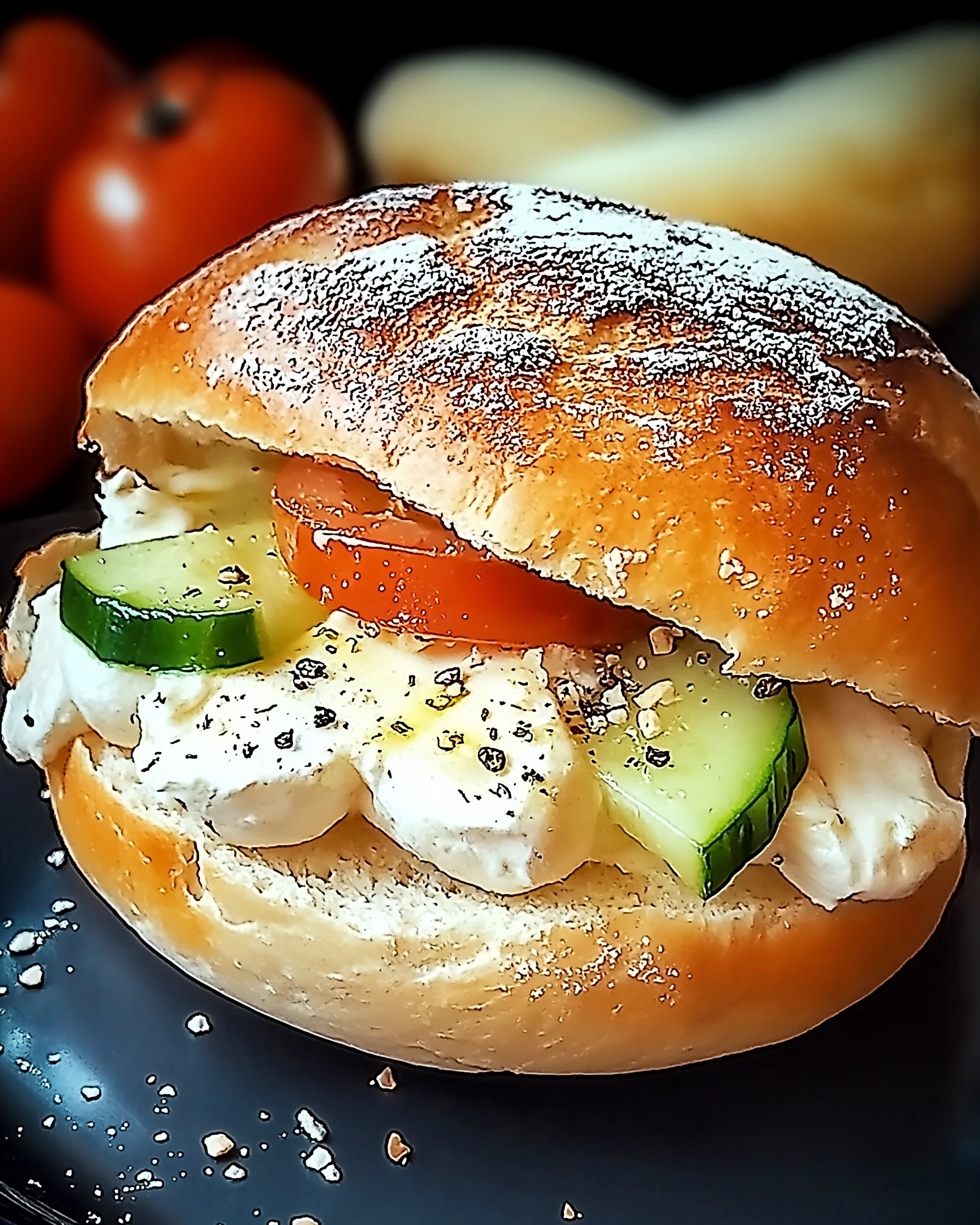 Heißer Schafskäse im Fladenbrot – ein Genuss für Feinschmecker!