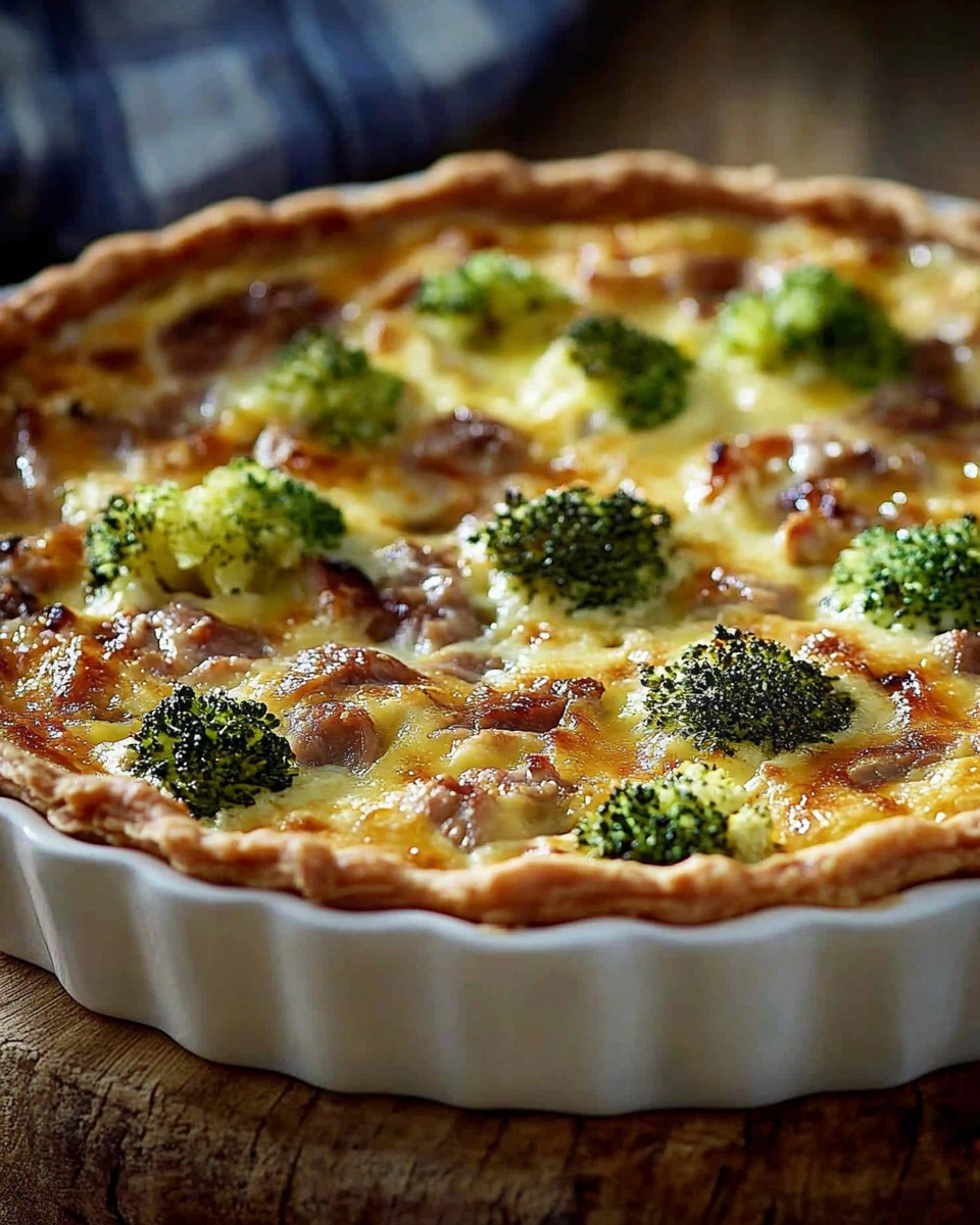 Herzhafte Hackfleisch-Brokkoli-Quiche: Einfach lecker genießen!