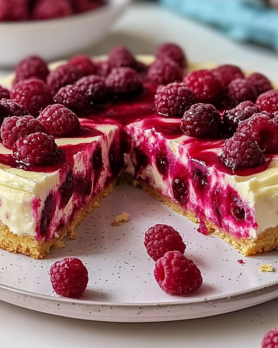 Himbeerkäsekuchen mit saurer Sahne und weißer Schokolade: So gelingt er perfekt!