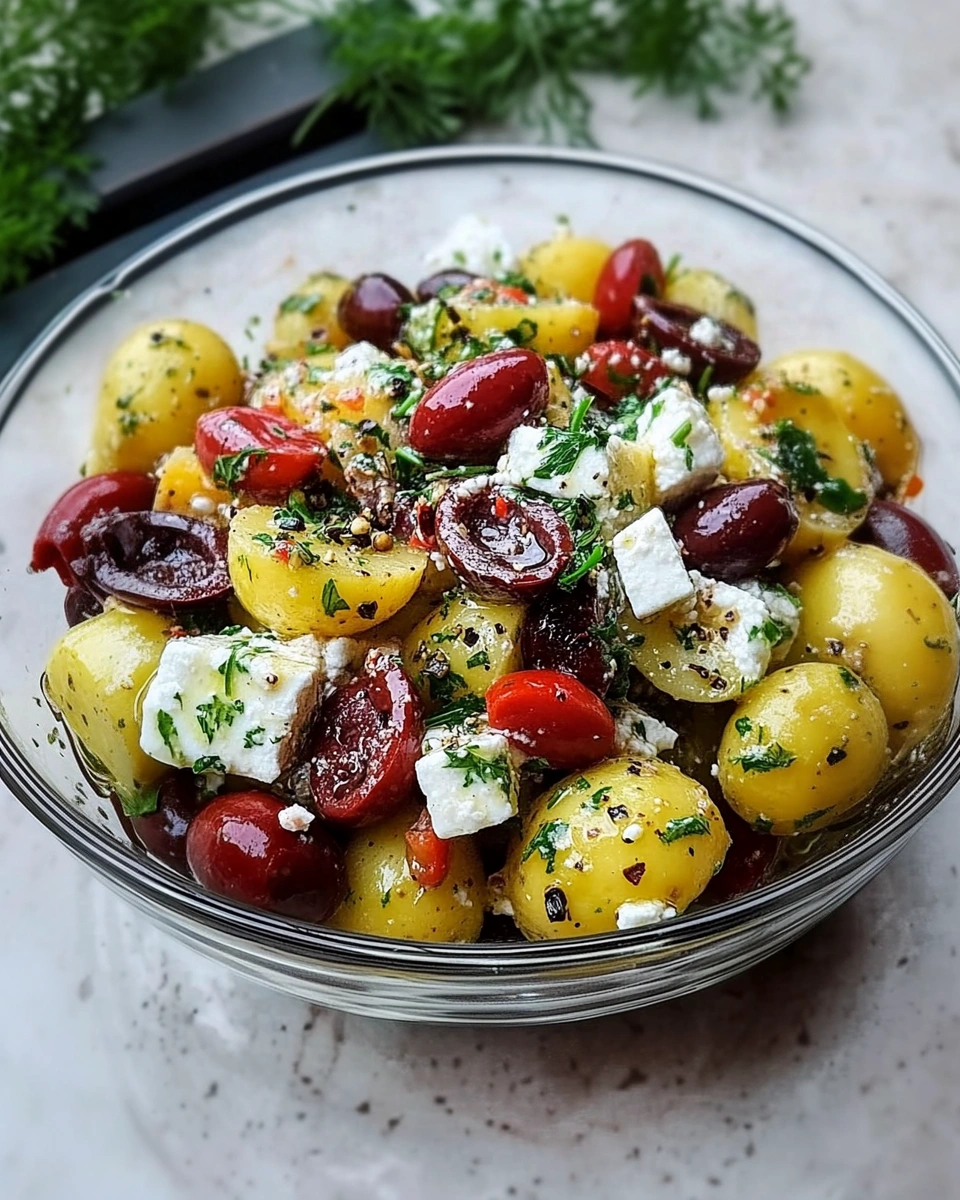 Kartoffelsalat nach griechischer Art: So gelingt er perfekt!