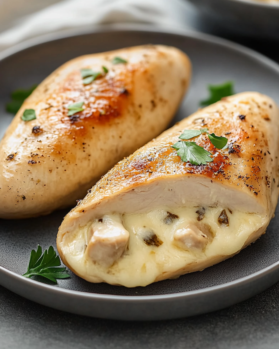 Knoblauch-Käse-Hähnchen: Ein köstliches Rezept entdecken!