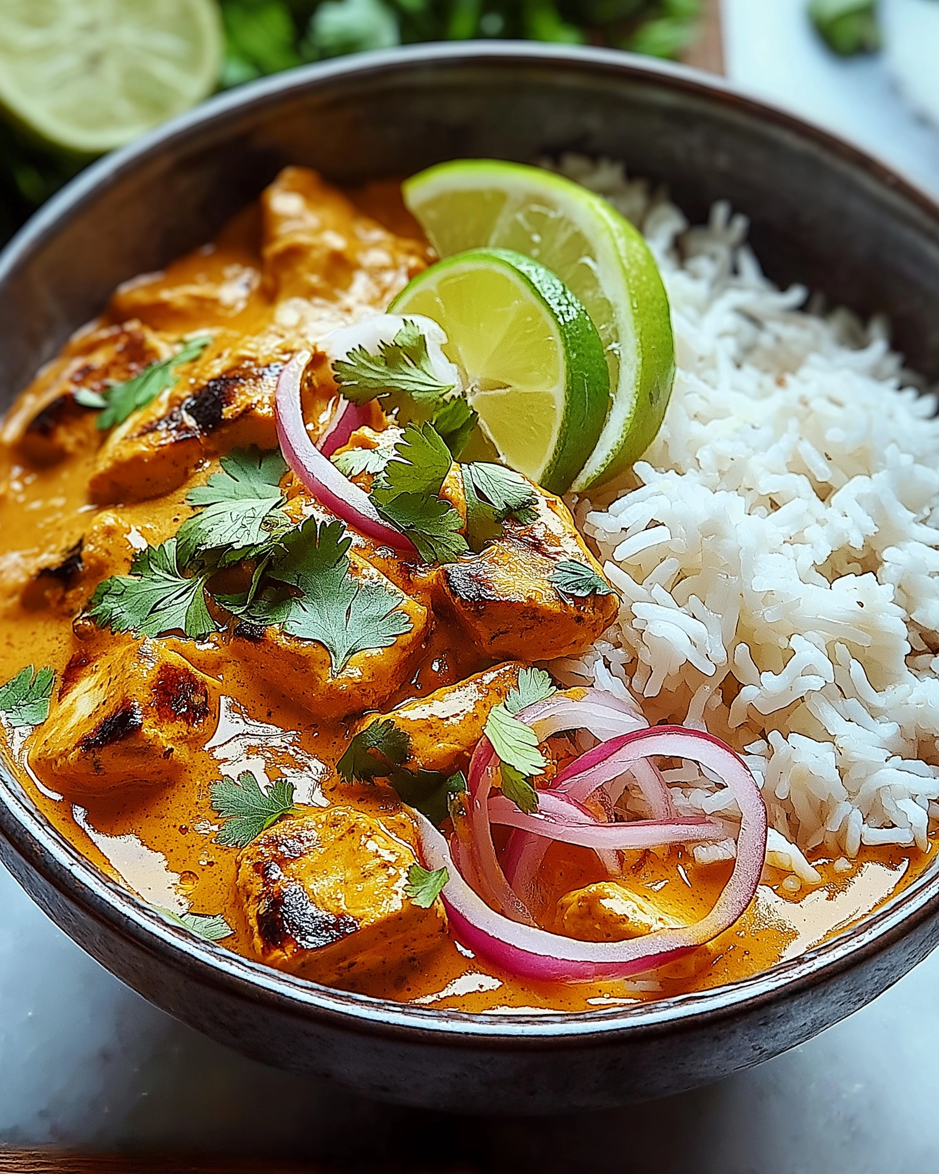 Kokosnuss-Hühnchen-Reis-Bowl: So gelingt das Rezept!