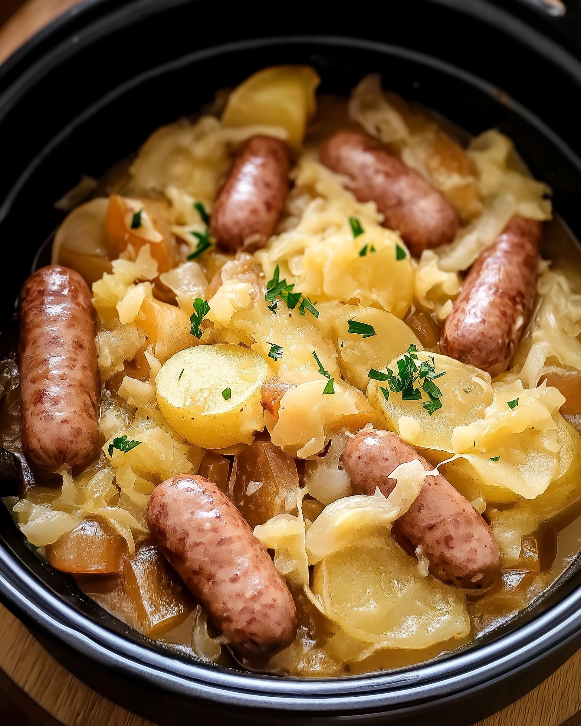 Kraut und Würstchen mit Kartoffeln: Ein genussvolles Rezept!