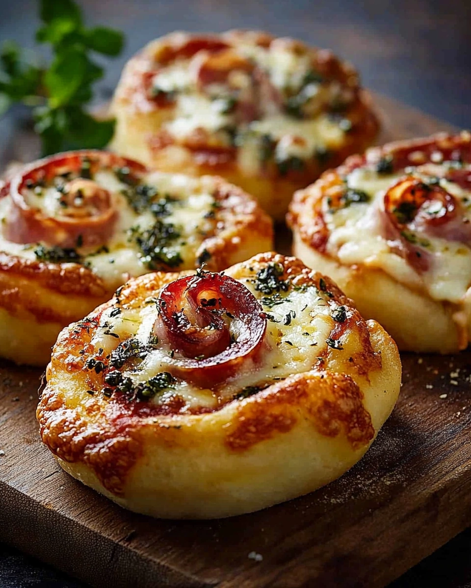 Pizzaschnecken mit Salami und Käse: Einfach und lecker!