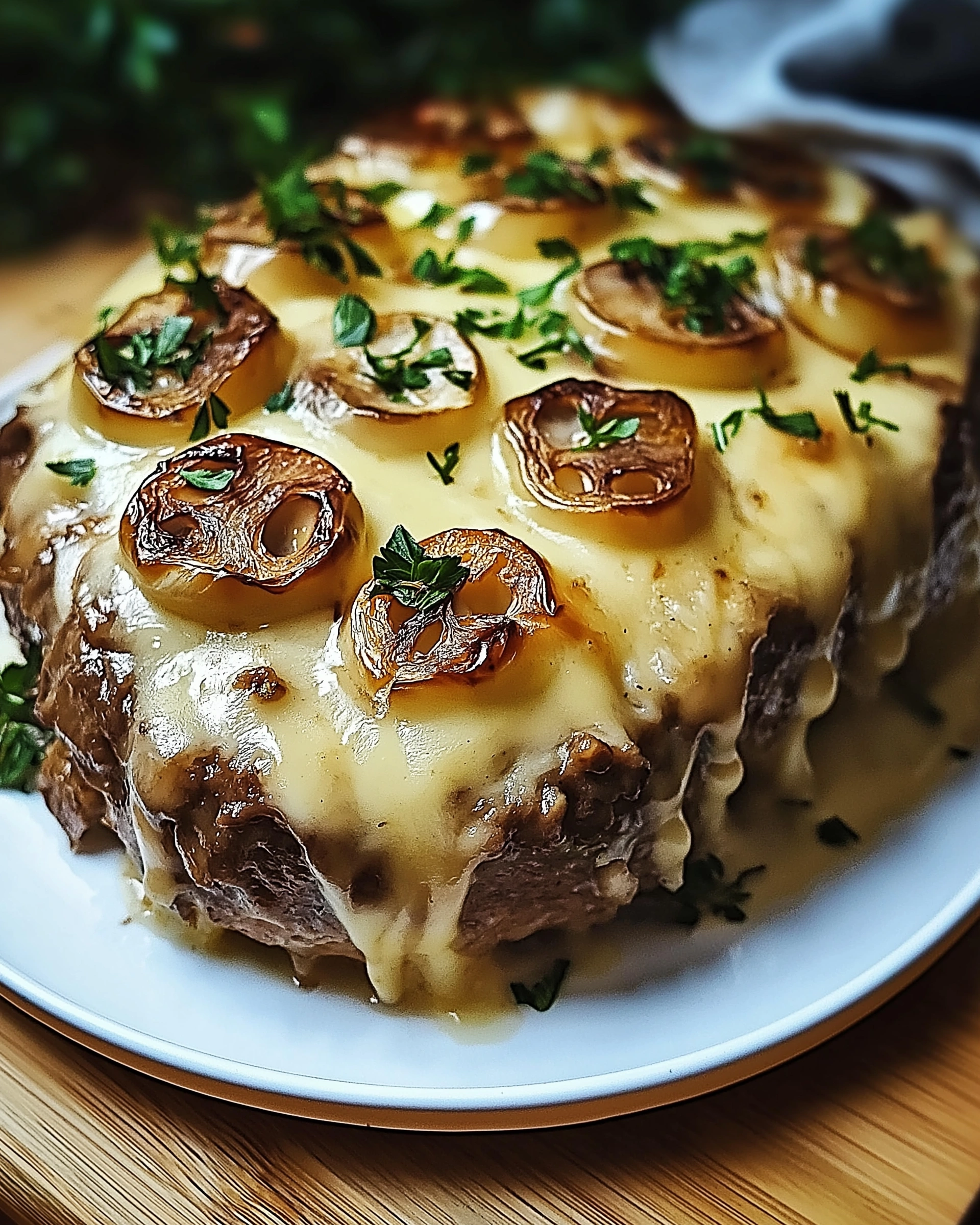 Saftiger Pilz-Käse-Fleischlaib: So gelingt er perfekt!