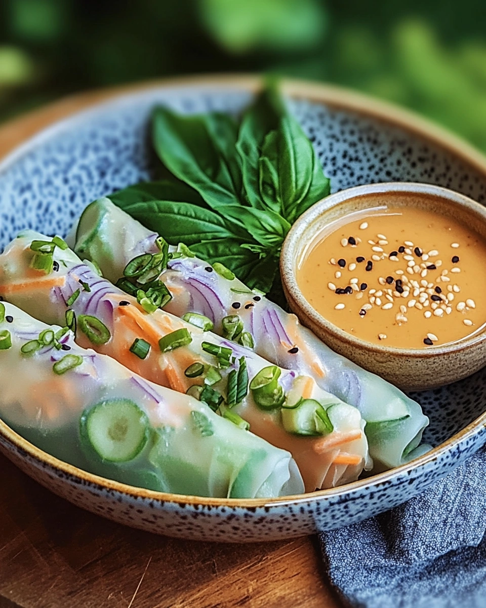 Sommerrollen mit Erdnussdip: Ein Rezept für jeden Geschmack!