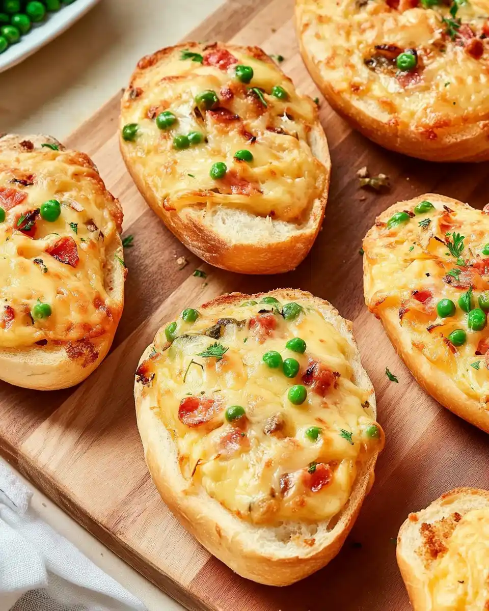 Überbackene Brötchen mit Käse und Schinken einfach zubereiten!