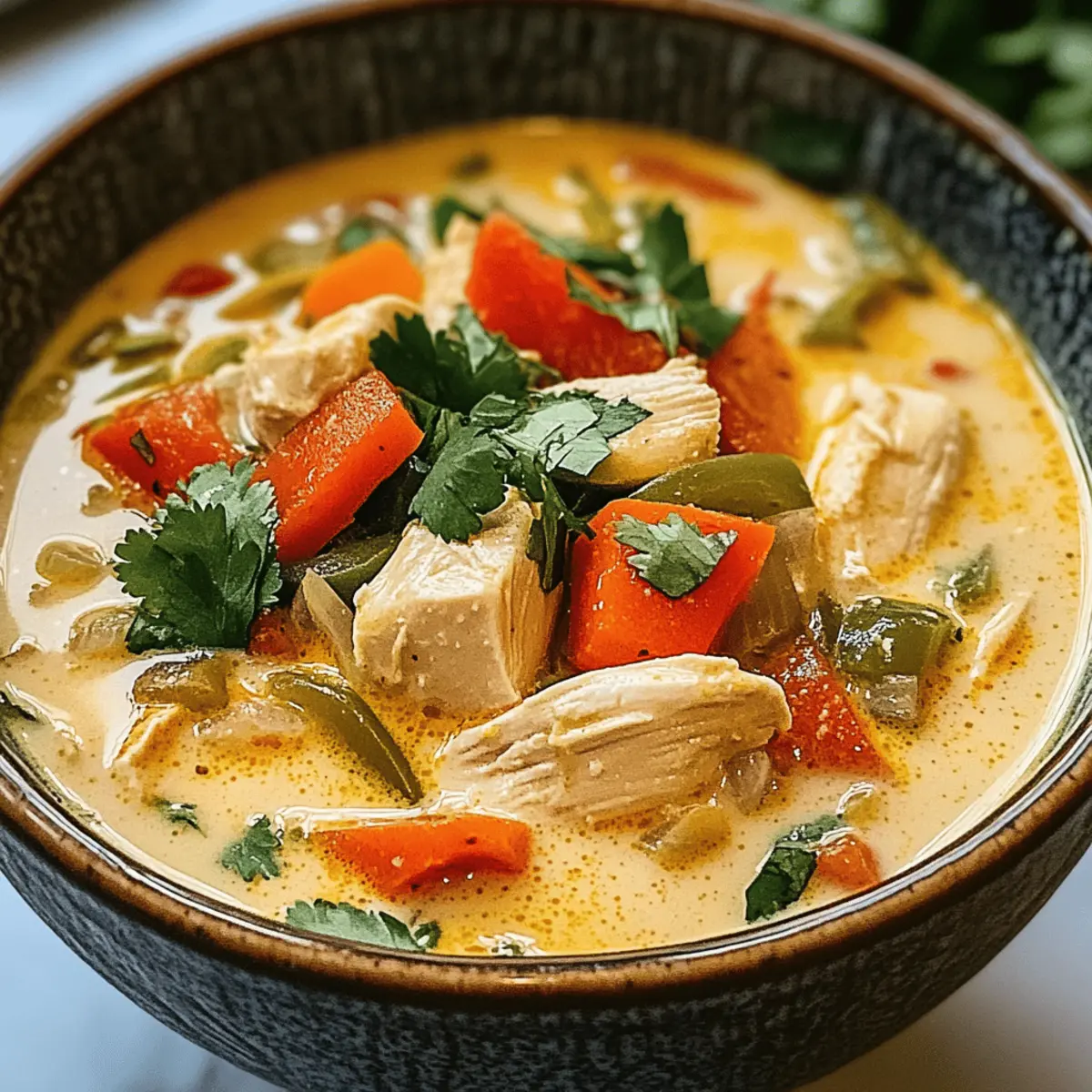 Thailändische Hühnersuppe für schnelle Genussmomente