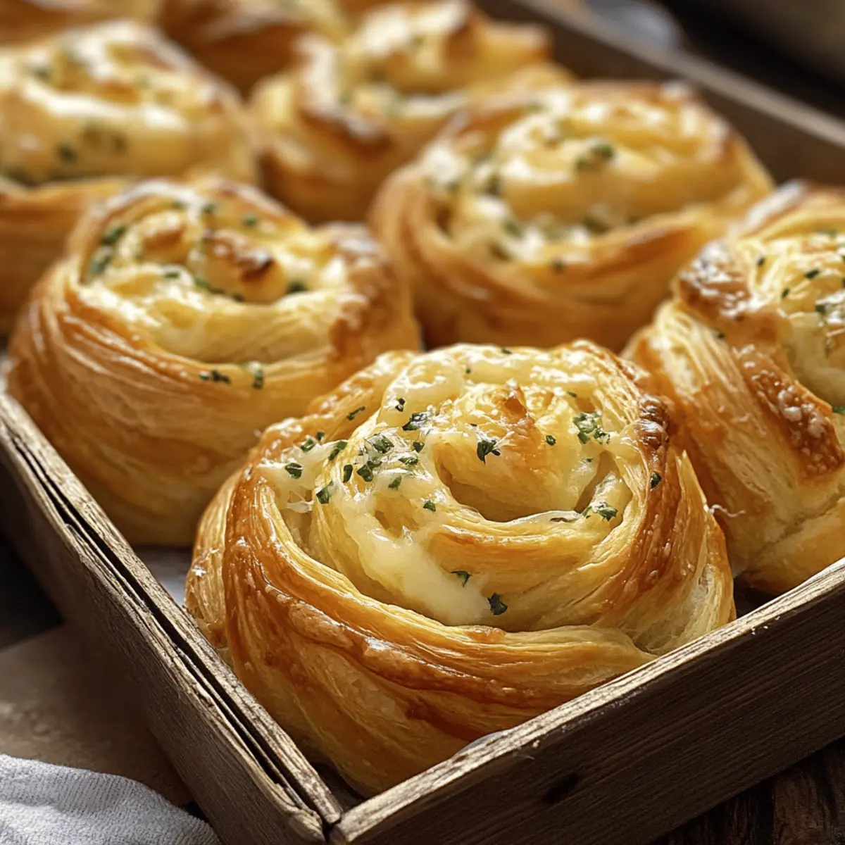 Käse Knoblauch Cruffin – Der perfekte Snack für jeden Anlass