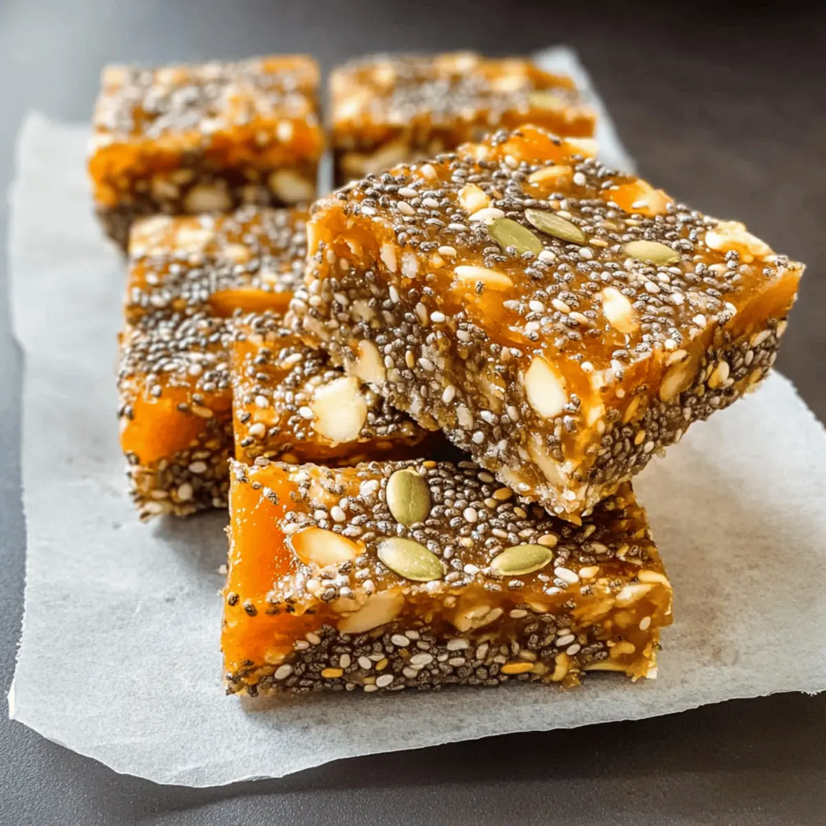 Keine-Bake Aprikosen Chia Energie Riegel leicht gemacht