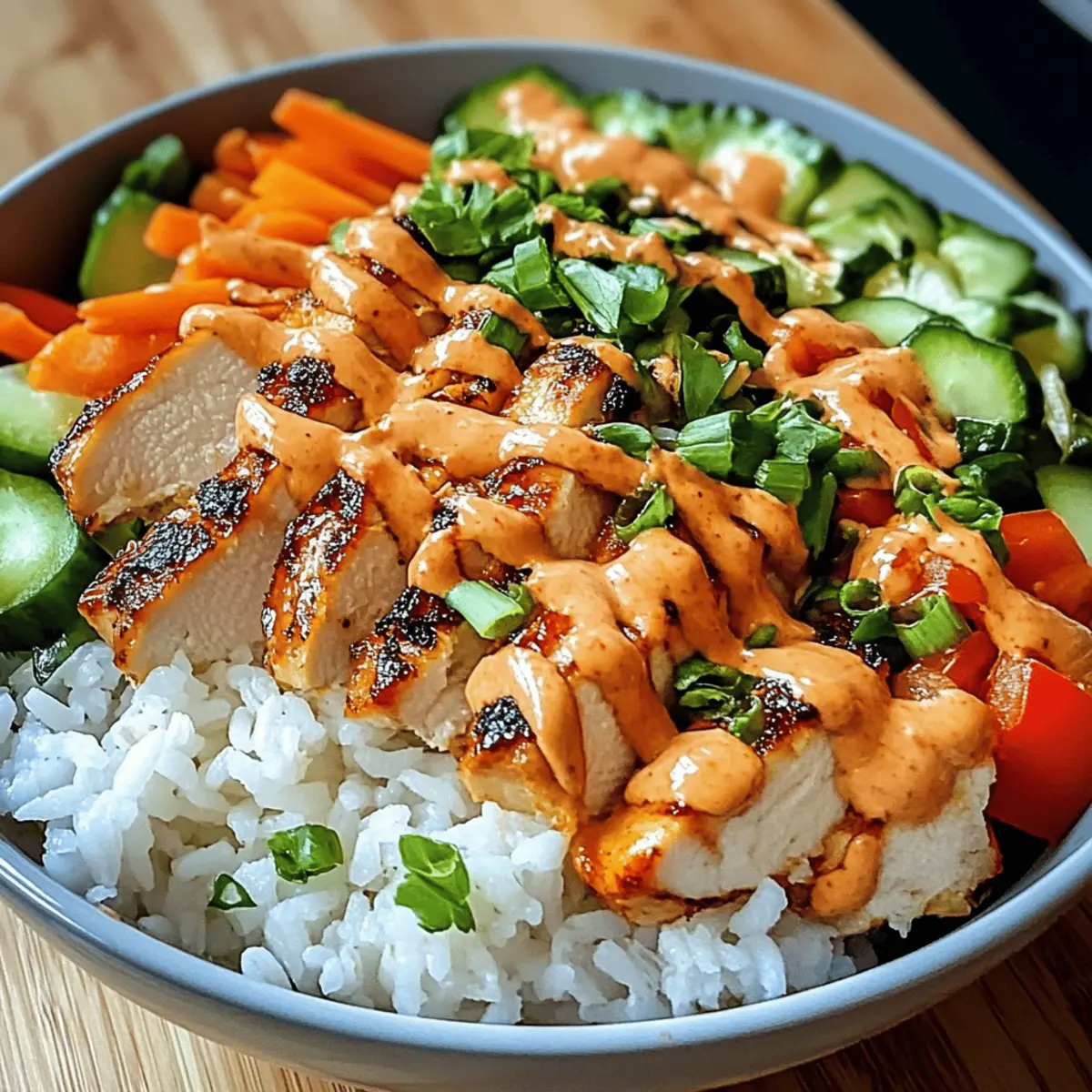Bang Bang Hühnchen Schüssel für einfache Genussmomente