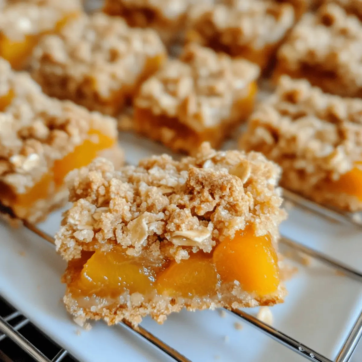Aprikosen-Hafer-Crumble-Riegel für süße Genussmomente