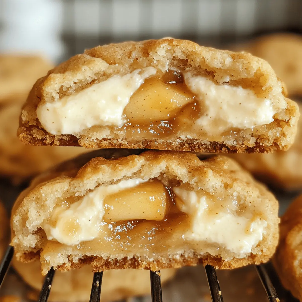 Apfel-Käsekuchen-Backwaren für den Herbstzauber