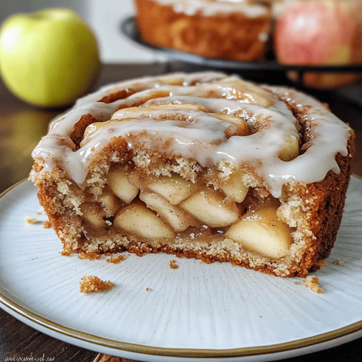 Zimtschnecken Apfelkuchen für gemütliche Herbsttage