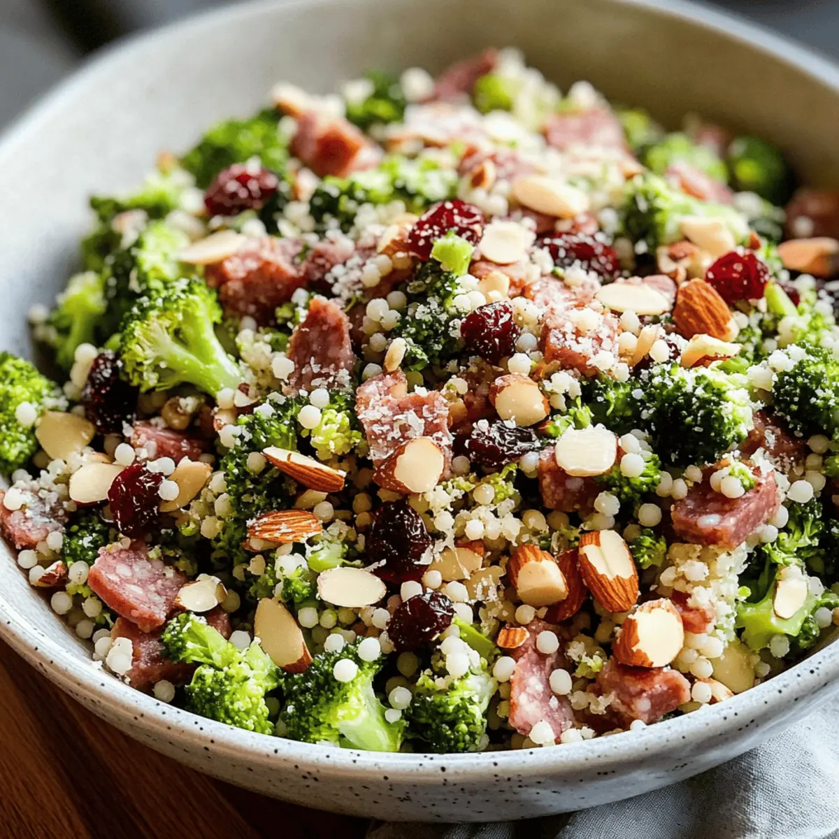Brokkoli Perle Crunch Salat für jeden Anlass