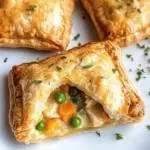 Mini-Hühnchen-Pasteten mit Blätterteig