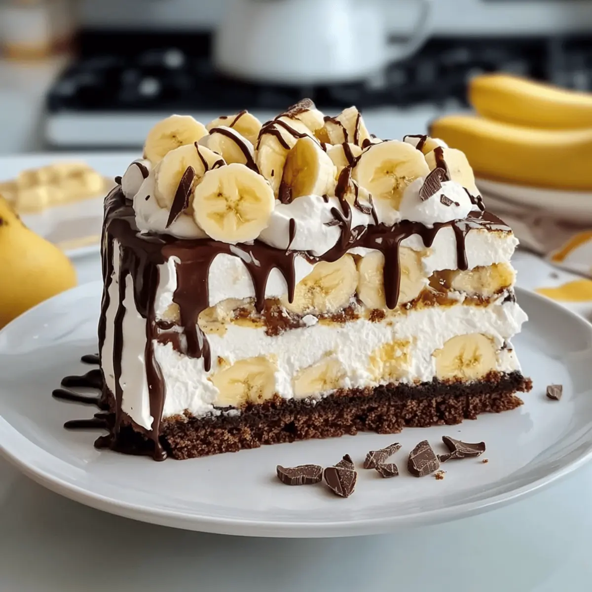 Bananensplit-Torte: Ein einfaches Dessert-Highlight