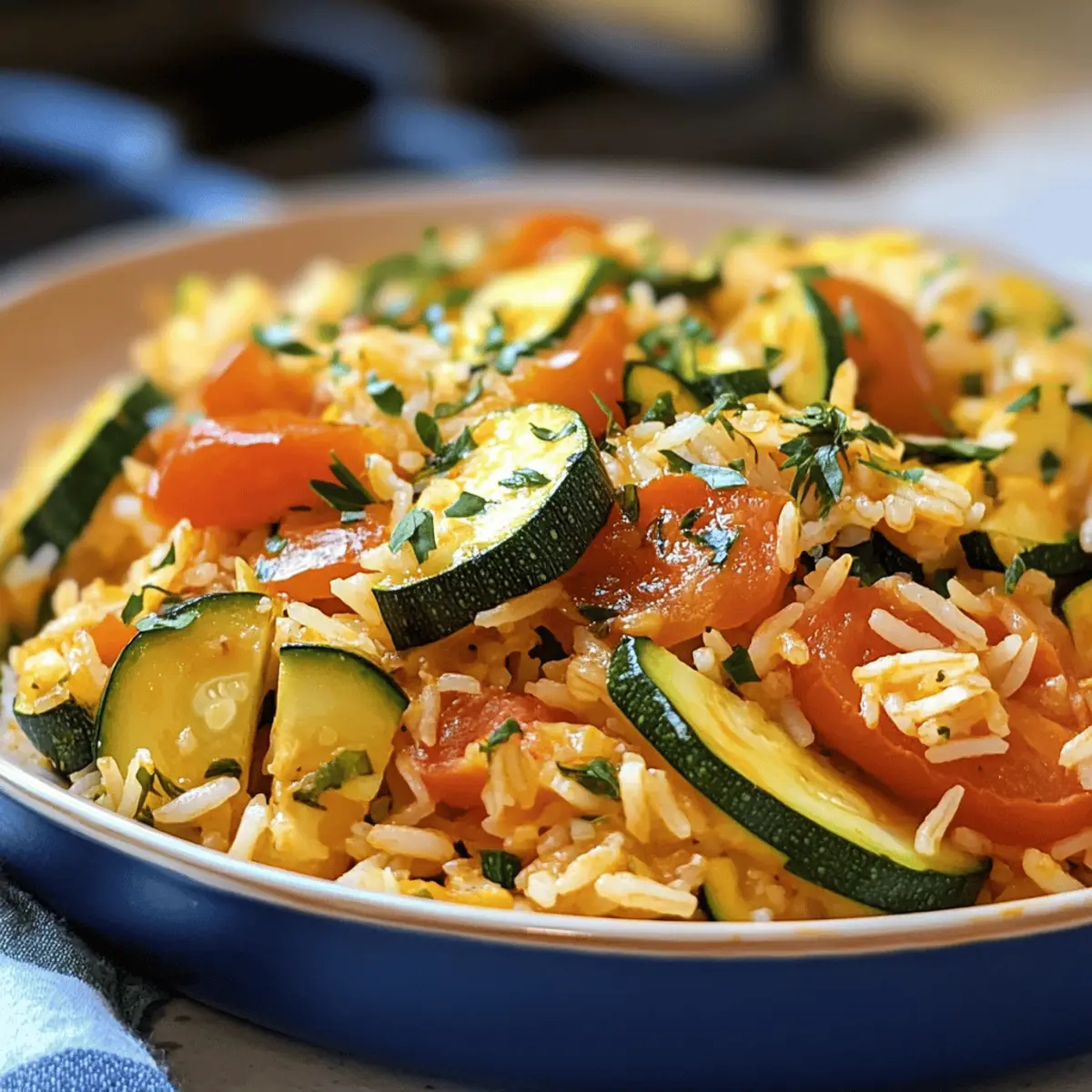 Zucchini-Tomaten-Reis: Schnell und lecker für jeden Tag