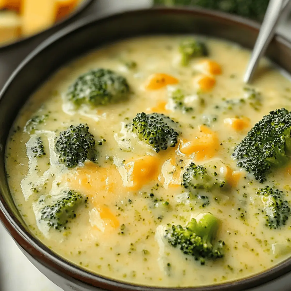 Cremige Brokkoli-Suppe mit extra Protein