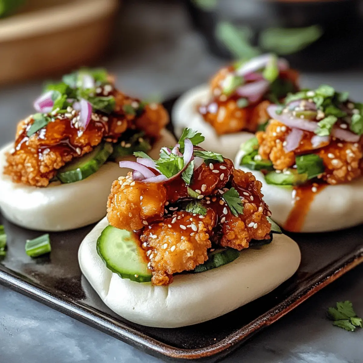 Koreanisches Hühnchen Bao: Ein Genuss für jeden Anlass