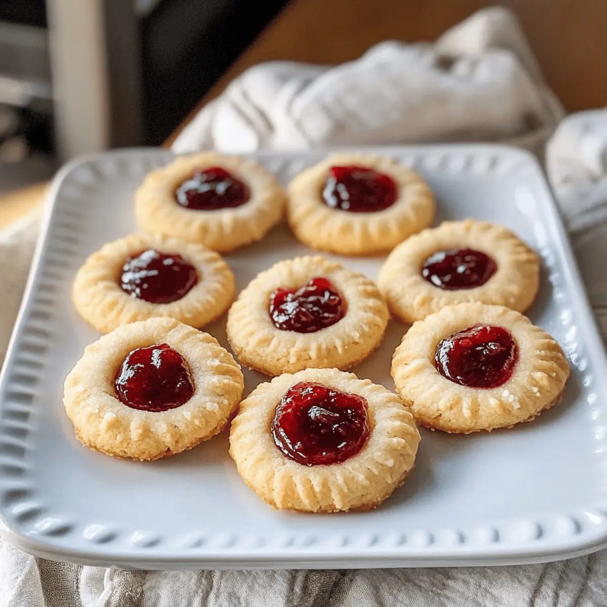 Einfache Marmeladen-Daumenplätzchen für jeden Anlass