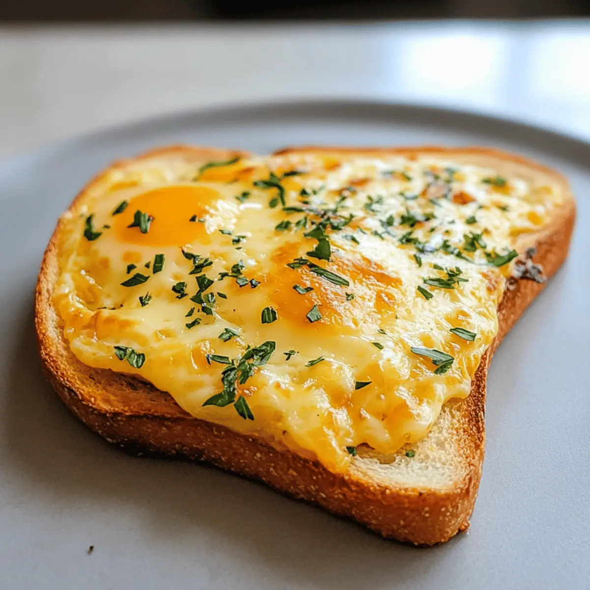 Eier- und Käsetoast für den perfekten Snack