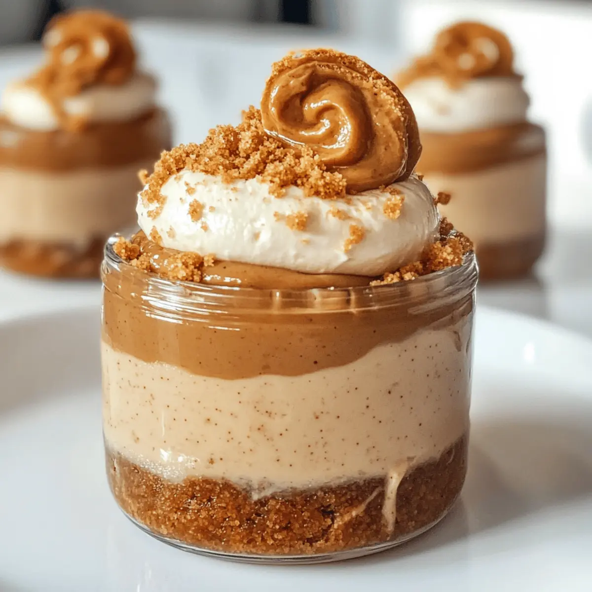Mini Vegane Biscoff Käsekuchen für jeden Anlass
