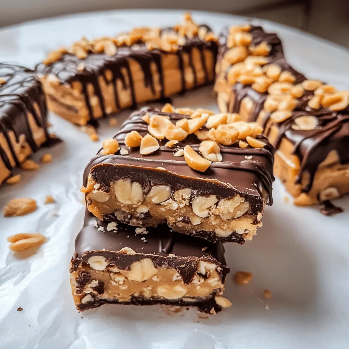 Gefrorene Bananen-Snickers ganz einfach selbst machen