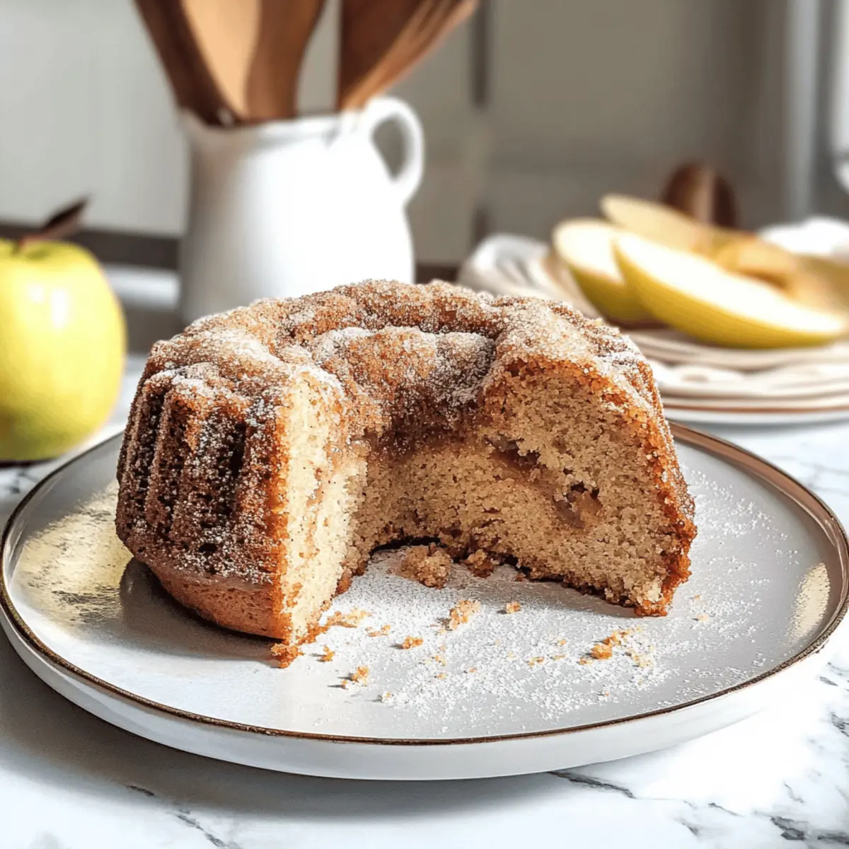 Apfelwein-Donut-Kuchen für den perfekten Herbstgenuss
