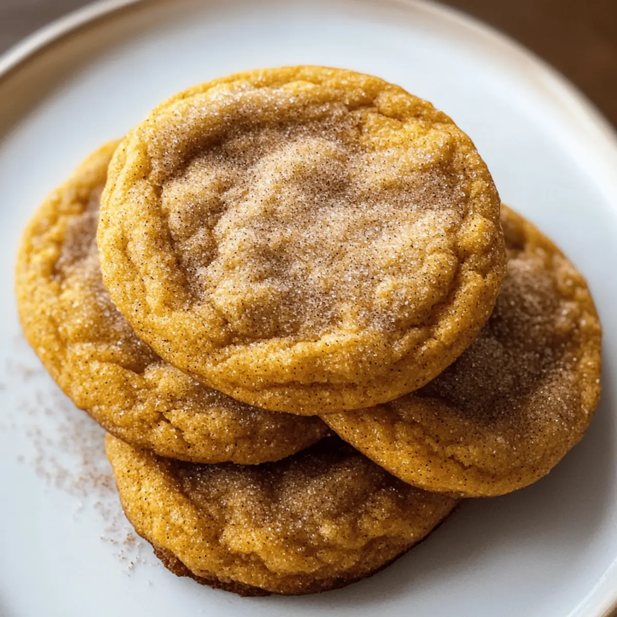 Kauzige Kürbis-Snickerdoodle-Kekse für den Herbst