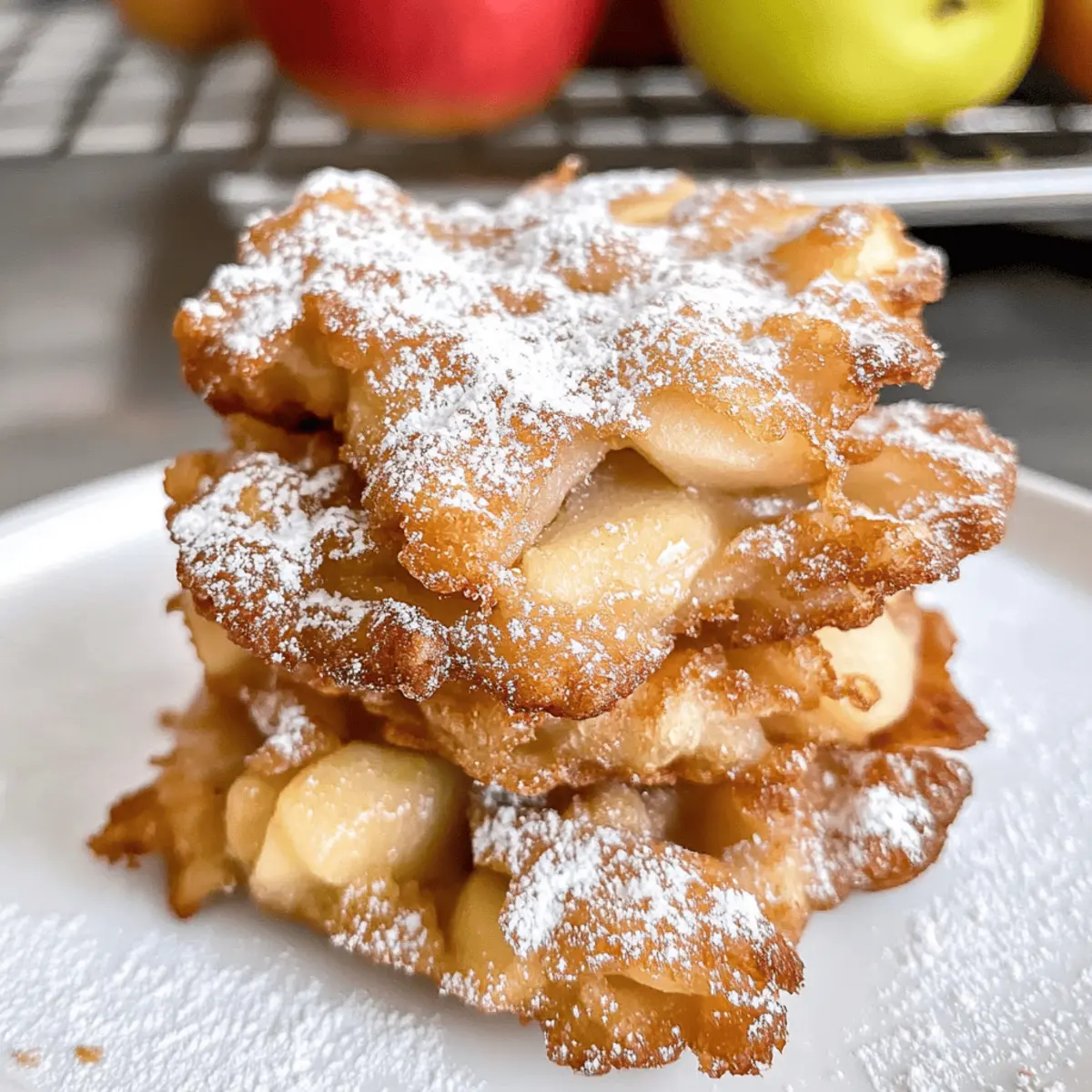 Einfache Heißluftfritteuse Apfelkrapfen Rezept