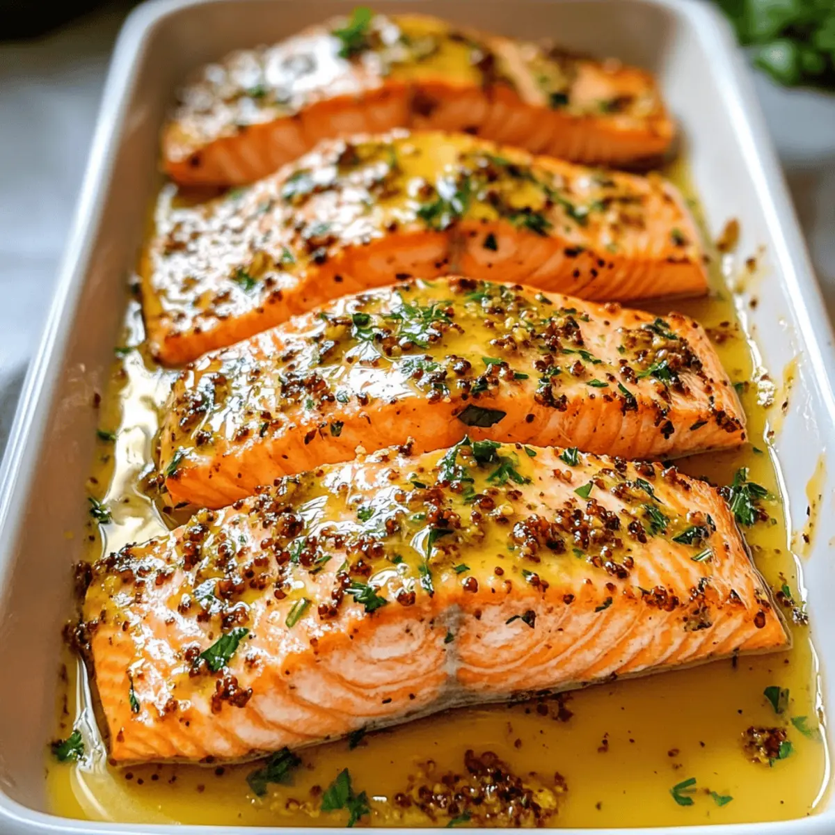 Gebratener Dijon-Lachs in 20 Minuten zubereiten