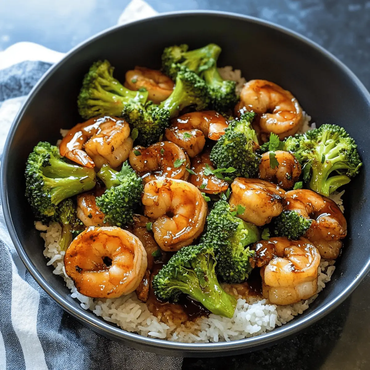 Schnelle 10-Minuten Garnelen-Teriyaki-Pfanne für den Genuss